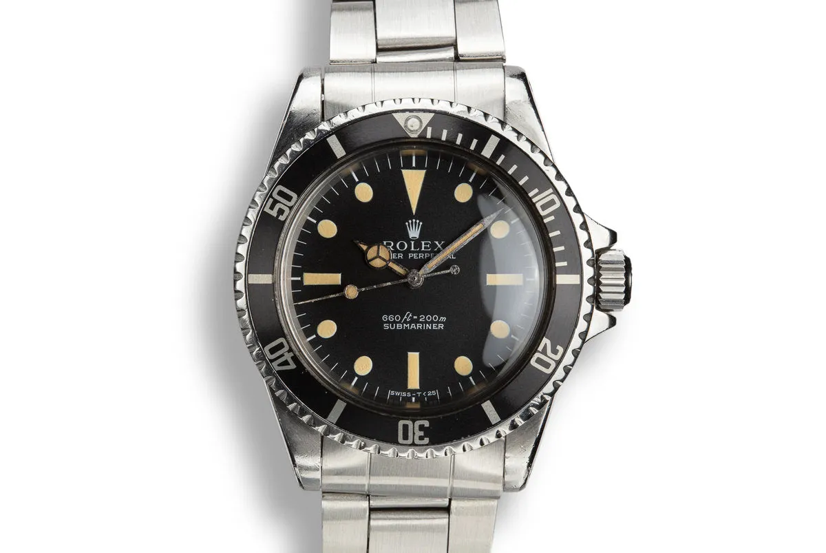 1970 Rolex Submariner 5513 with Serif Dial