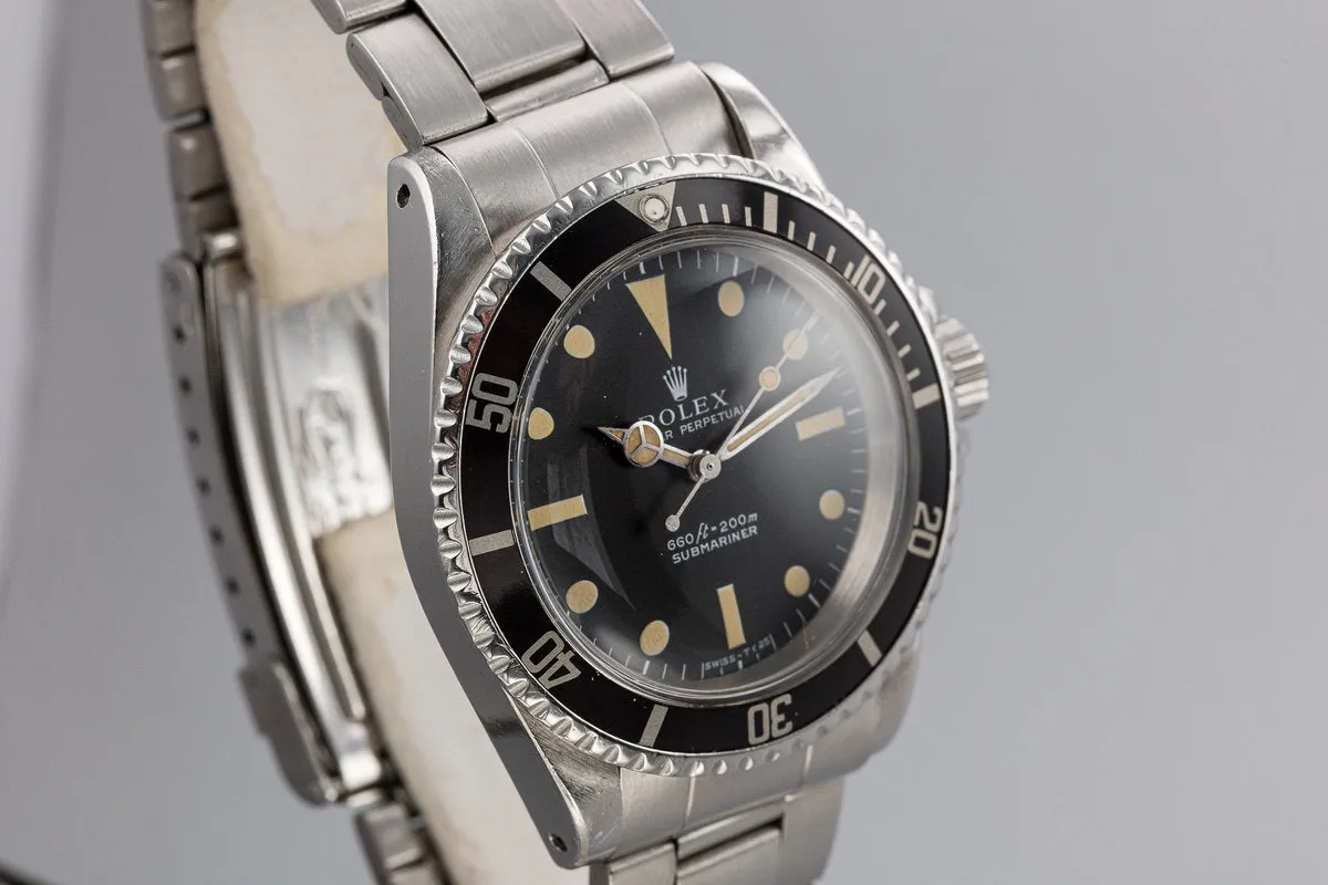 1970 Rolex Submariner 5513 with Serif Dial