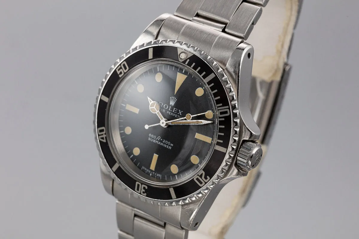 1970 Rolex Submariner 5513 with Serif Dial