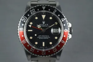 1984 Rolex Fat Lady GMT Master II 16760