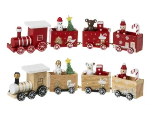 8.5"L Christmas Train Figurines (sold individually)