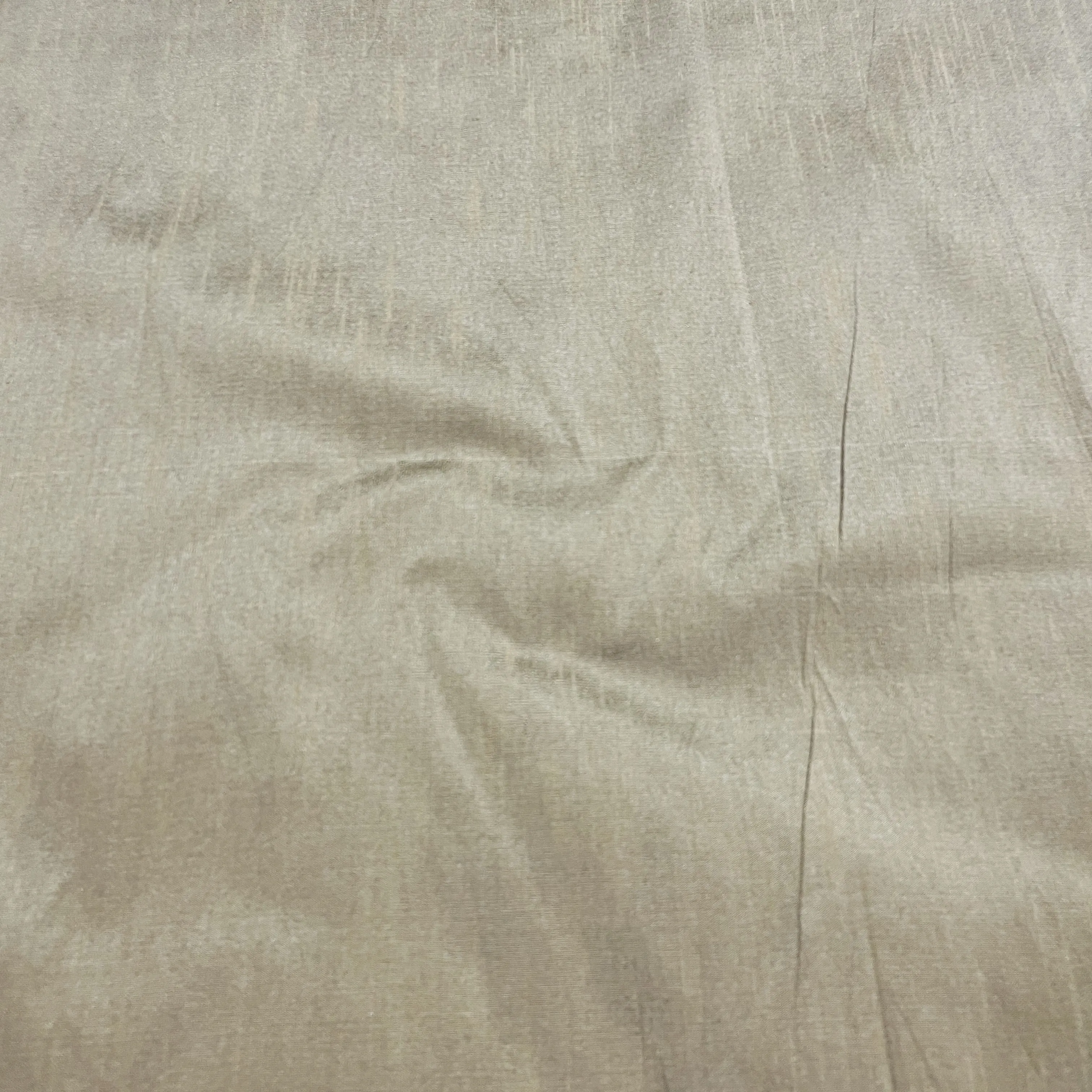 Brown Solid Dupian Silk Fabric