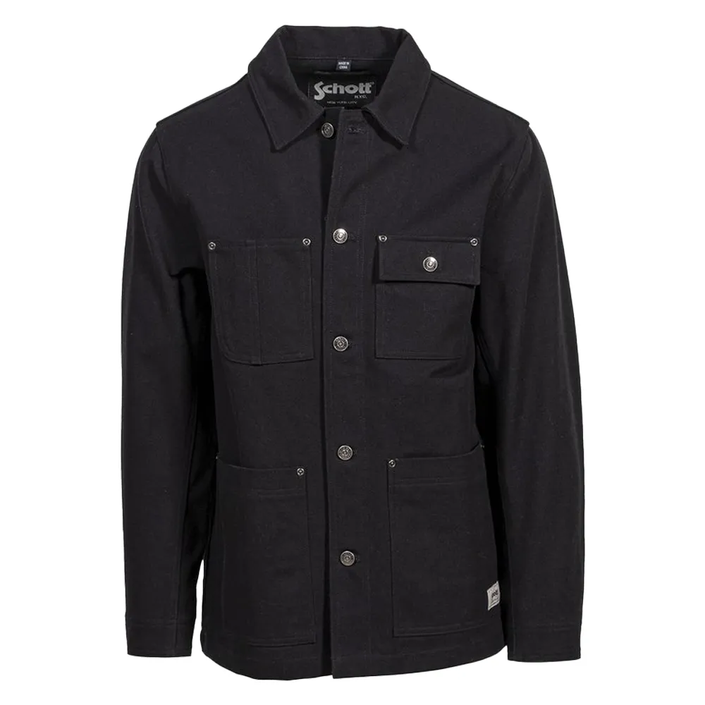 Canvas Chore Jacket | Black