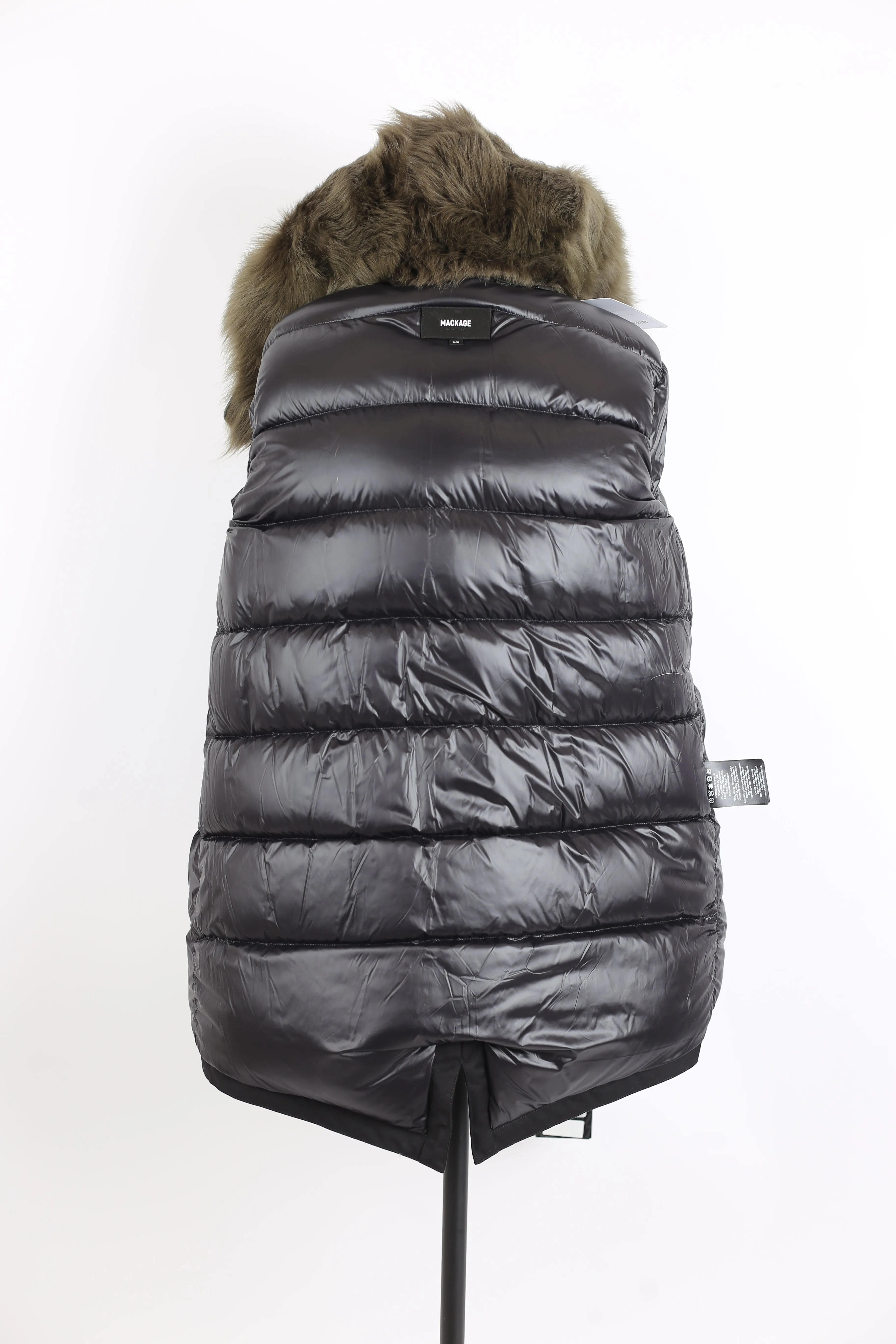 Charlene Down Parka - Removable Fur Hood & Bib