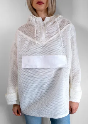 Christian Dior White Mesh Anorak