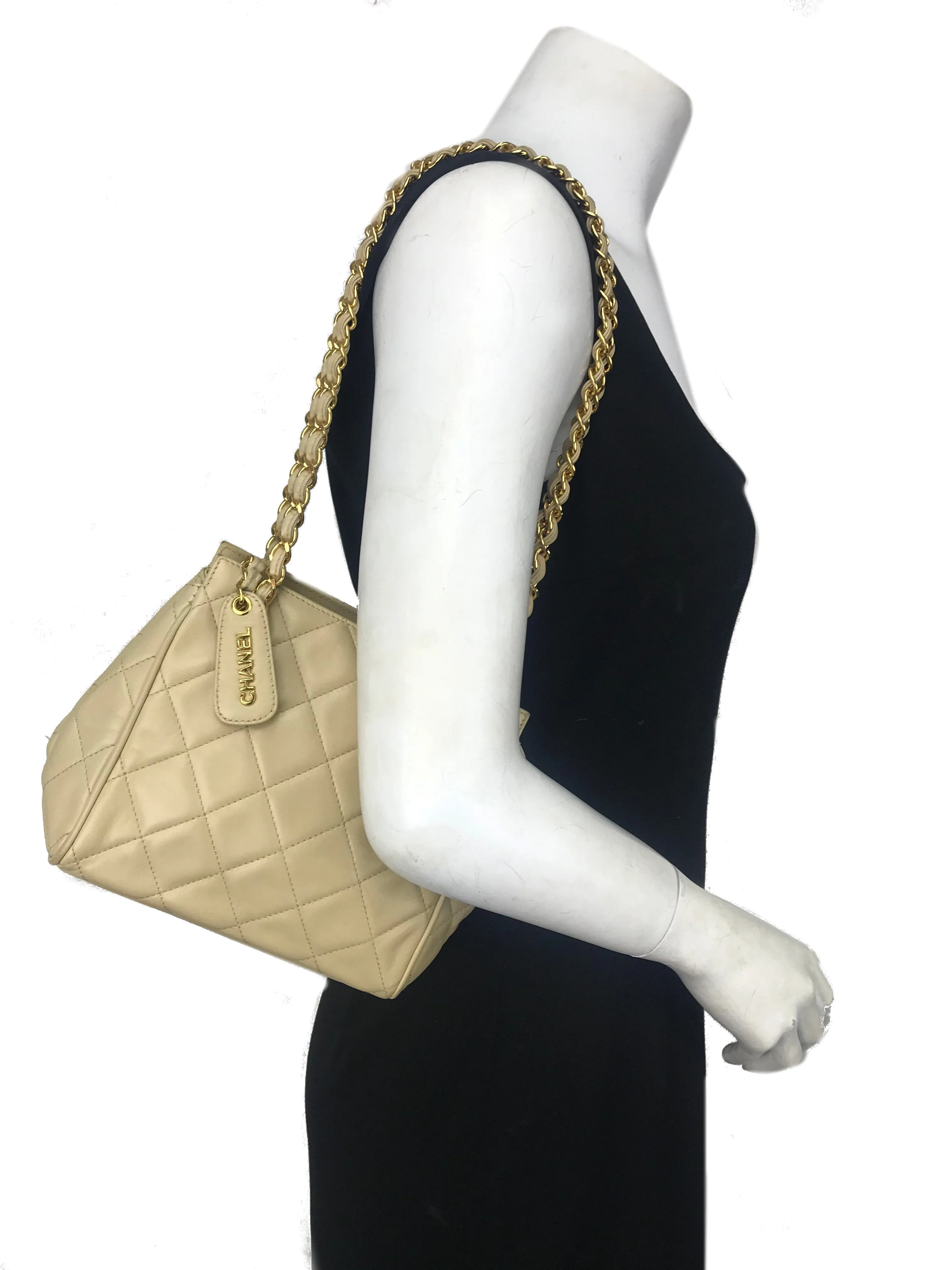 CL Vintage Lambskin Quilted Shoulder Bag