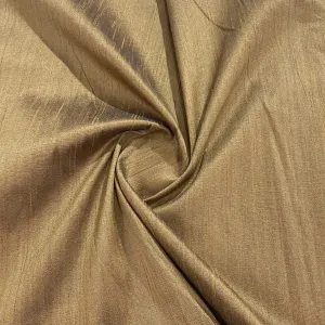 Dark Brown Solid Dupian Silk Fabric