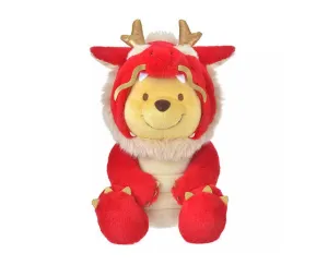 Disney Year of Dragon Red Winnie-the-Pooh Plush (M)