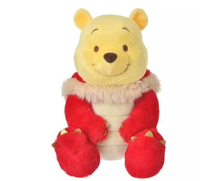 Disney Year of Dragon Red Winnie-the-Pooh Plush (M)