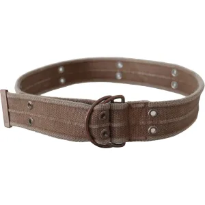 Dolce & Gabbana Chic Beige Leather Adjustable Belt