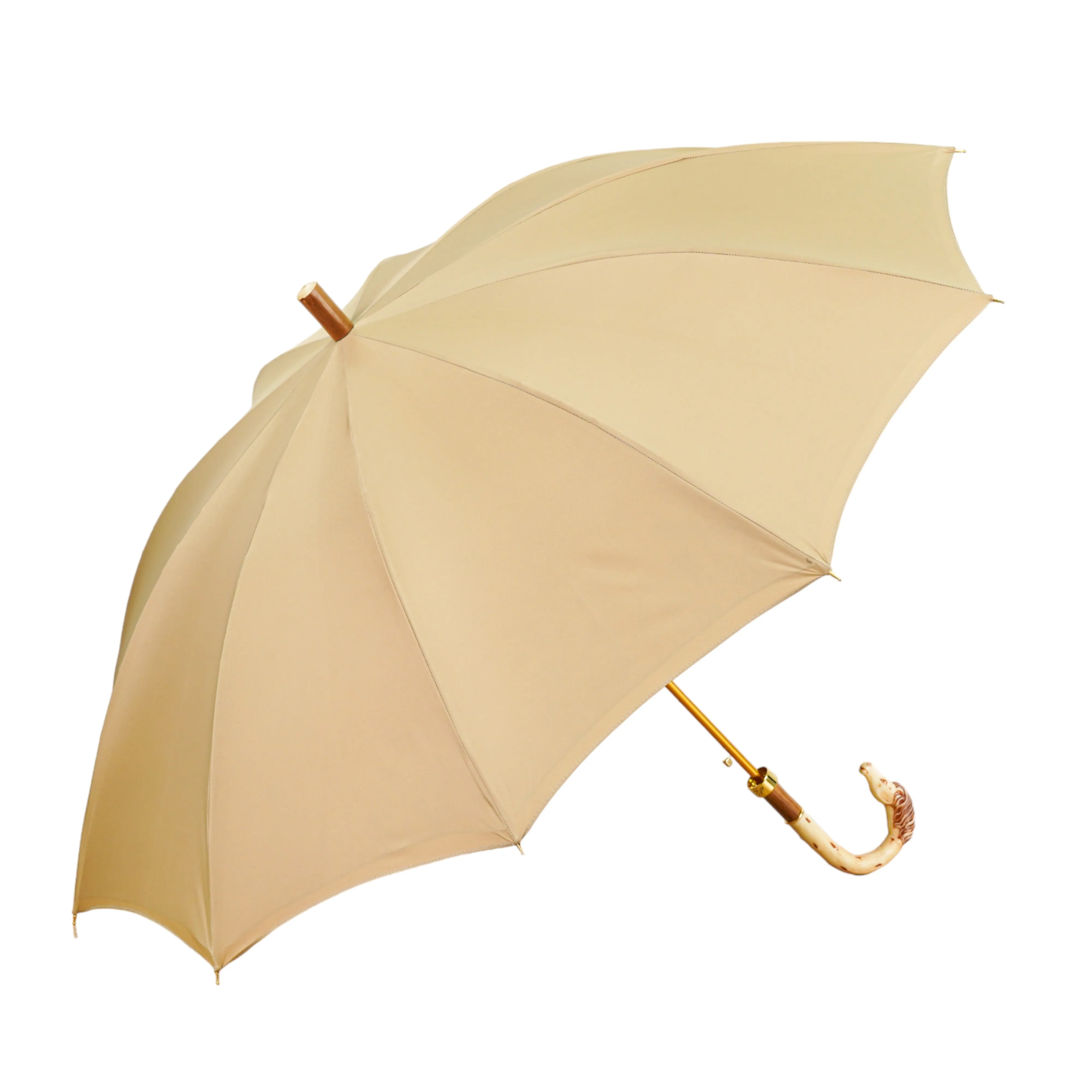 Equestrian Elegance: Luxury Handcrafted Men's Umbrella with Horse Handle