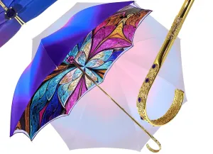 Fantastic Double Canopy Luxury purple Umbrella