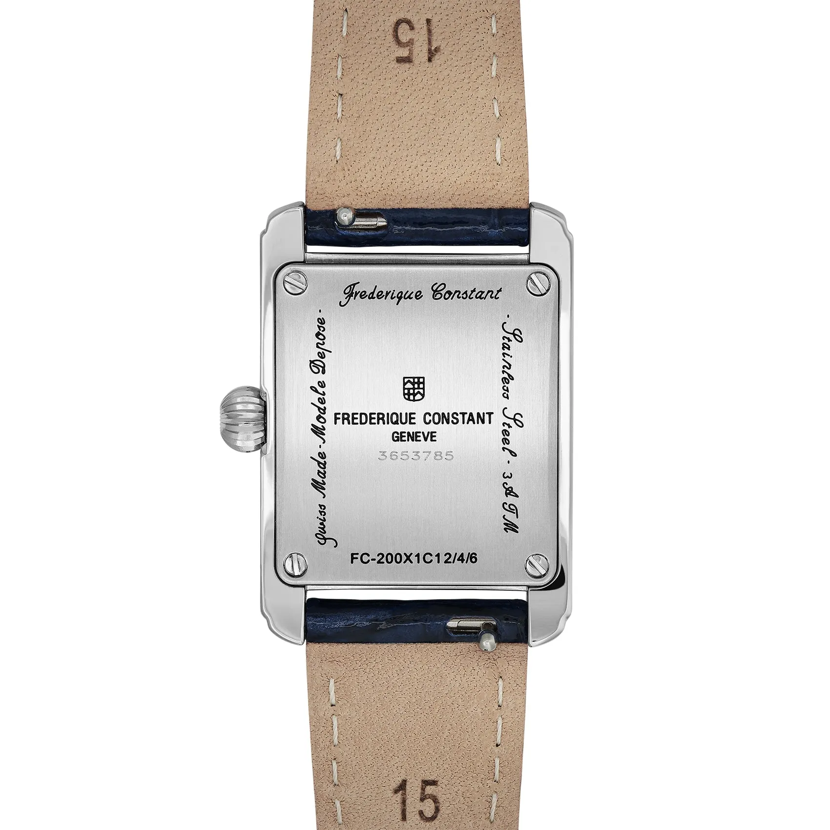 Frederique Constant Ladies Fc Classic Carree Blue Watch FC-200MC16