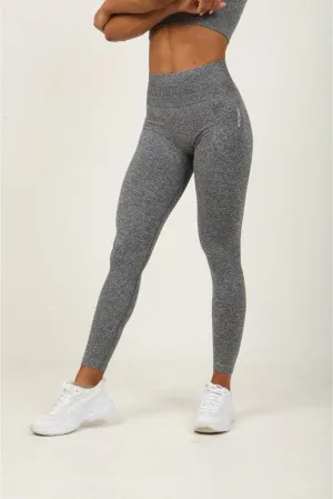 High Waist Leggings - Charcoal Marl