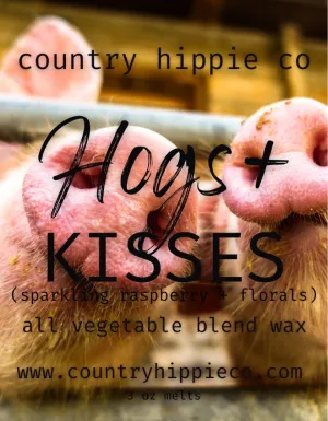 HOGS   KISSES  Wax Melts- 3 oz.