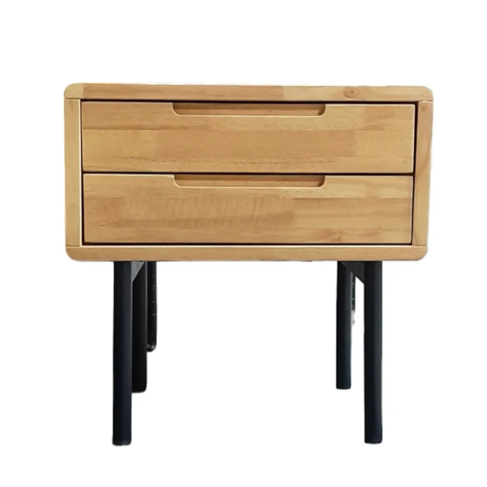 Inception Bedside Cabinet L480 x W400 x H480mm Bamboo Oak