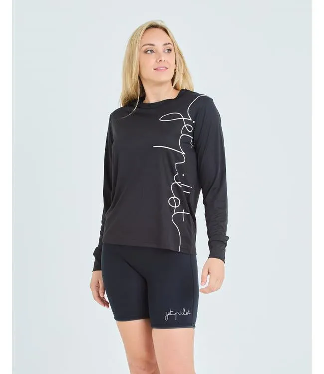 Jetpilot Pacer Hydro Ladies Tee (2025) - Black