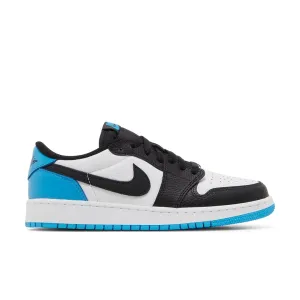 Jordan 1 Retro Low OG Black Dark Powder Blue (GS)