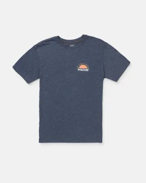 Little Boys Sunshiney Short Sleeve Tee - Navy Heather