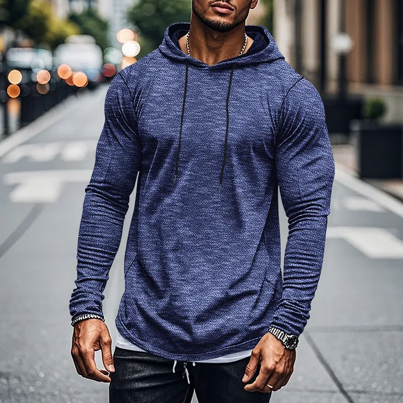 Men's Loose Long-sleeved Hooded Sweater