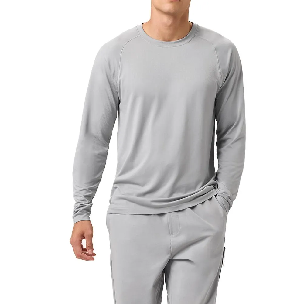 Mens Lucky Ace Seamless Long Sleeve Tennis Top