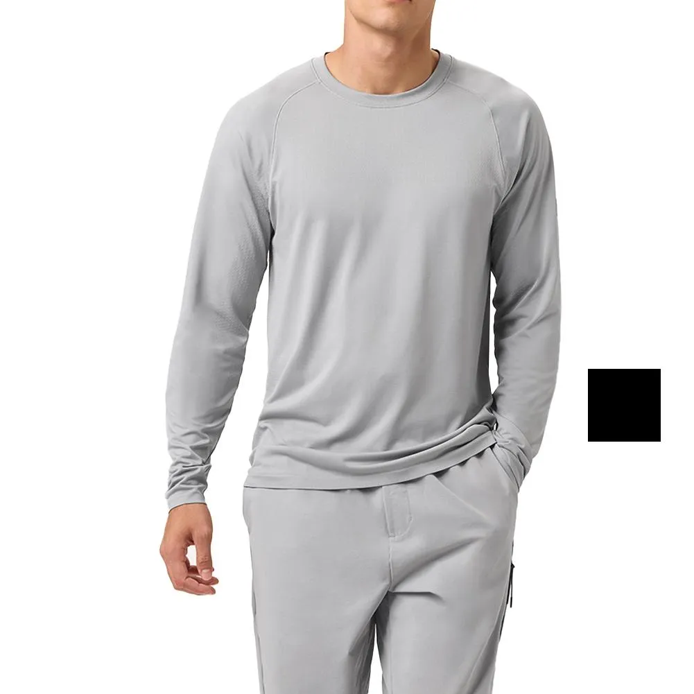 Mens Lucky Ace Seamless Long Sleeve Tennis Top