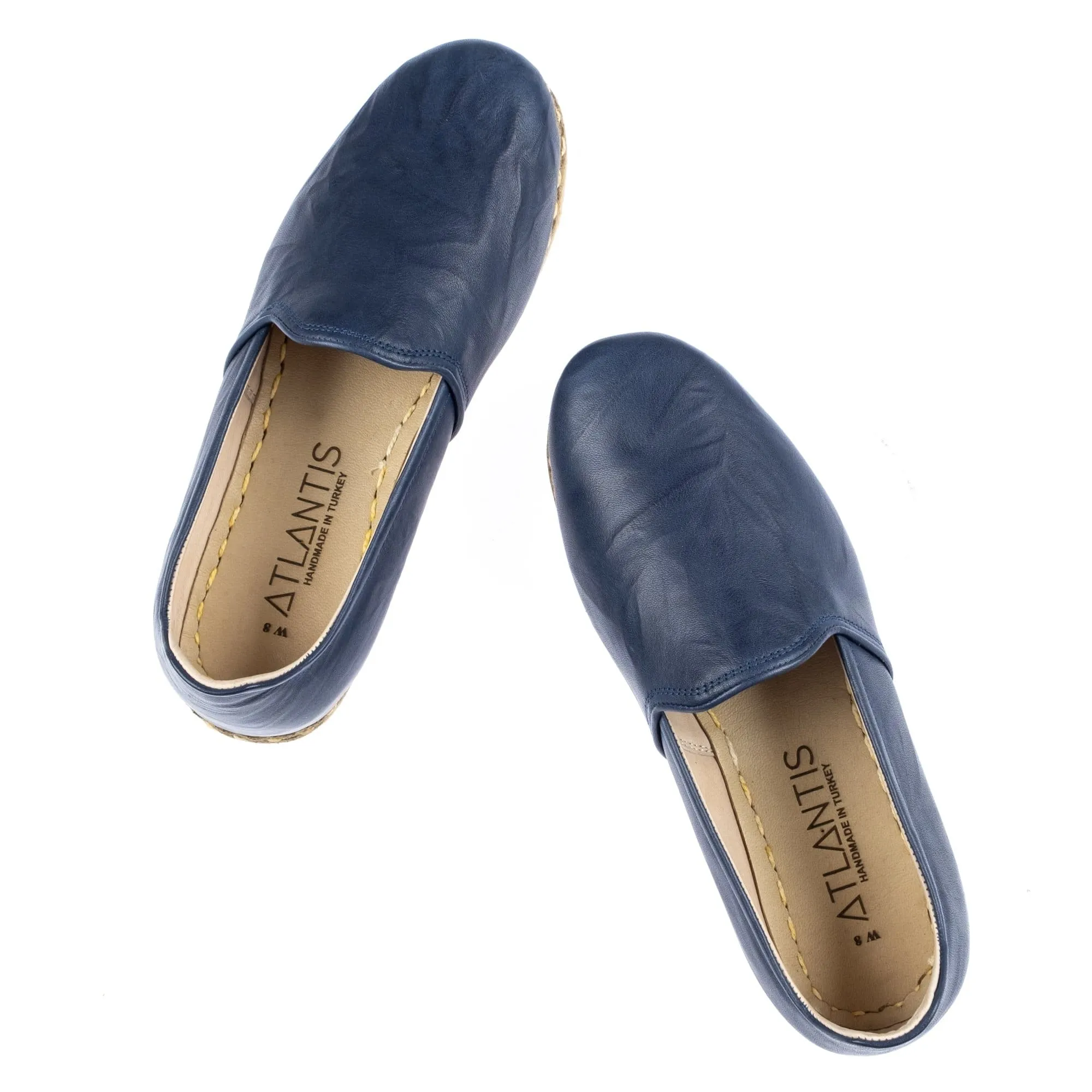 Men's Navy Slip On Shoes