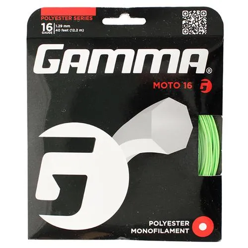 Moto 16G Tennis String Lime