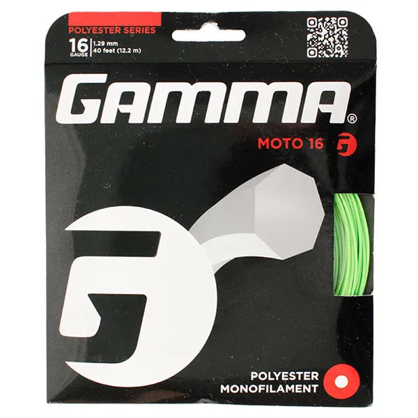 Moto 16G Tennis String Lime