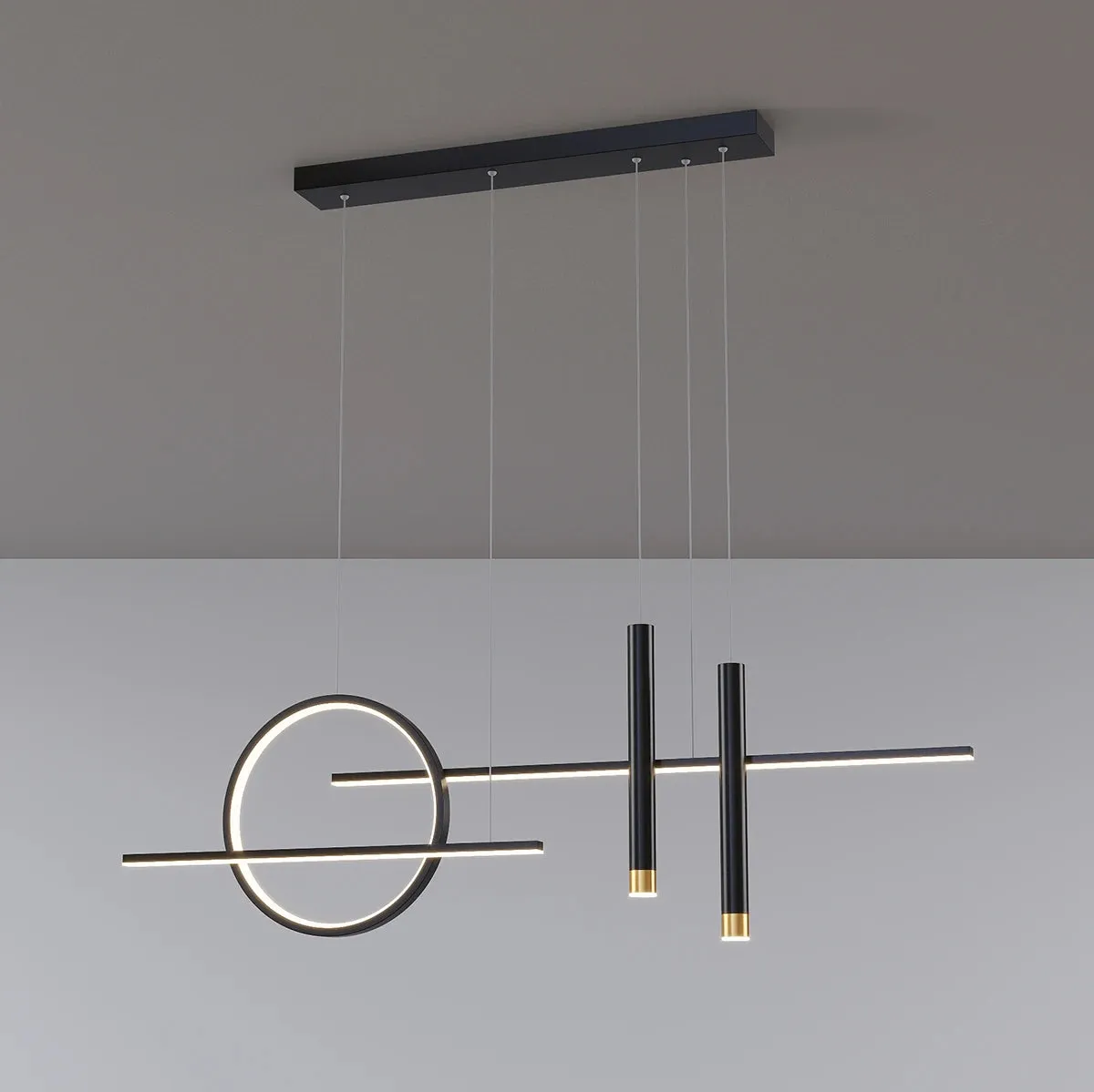 NEO Ring Linear with Spotlight Modern led Pendant Light