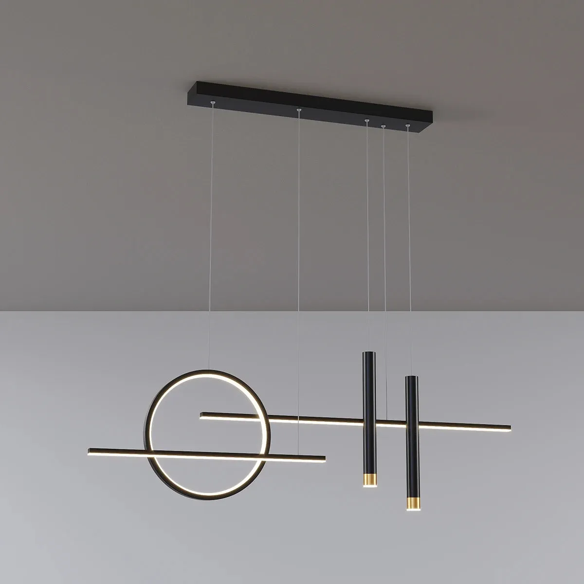 NEO Ring Linear with Spotlight Modern led Pendant Light