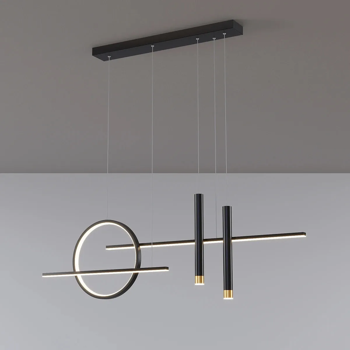 NEO Ring Linear with Spotlight Modern led Pendant Light