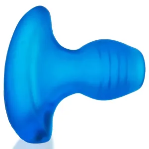 Oxballs Glowhole Small Hollow Buttplug with LED Insert - Blue Morph