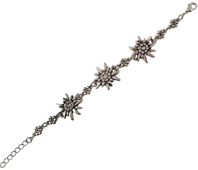 Pewter Edelweiss Bracelets