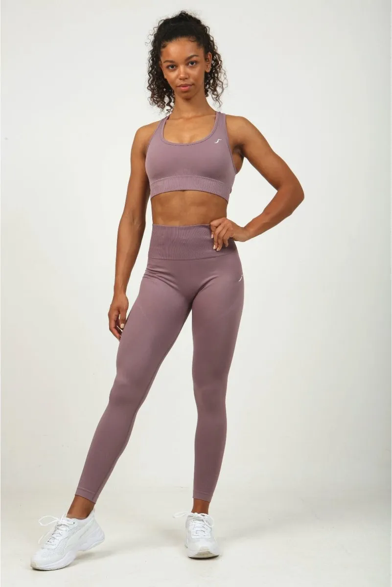 Seamless Leggings - High Waist - Flamingo Nude