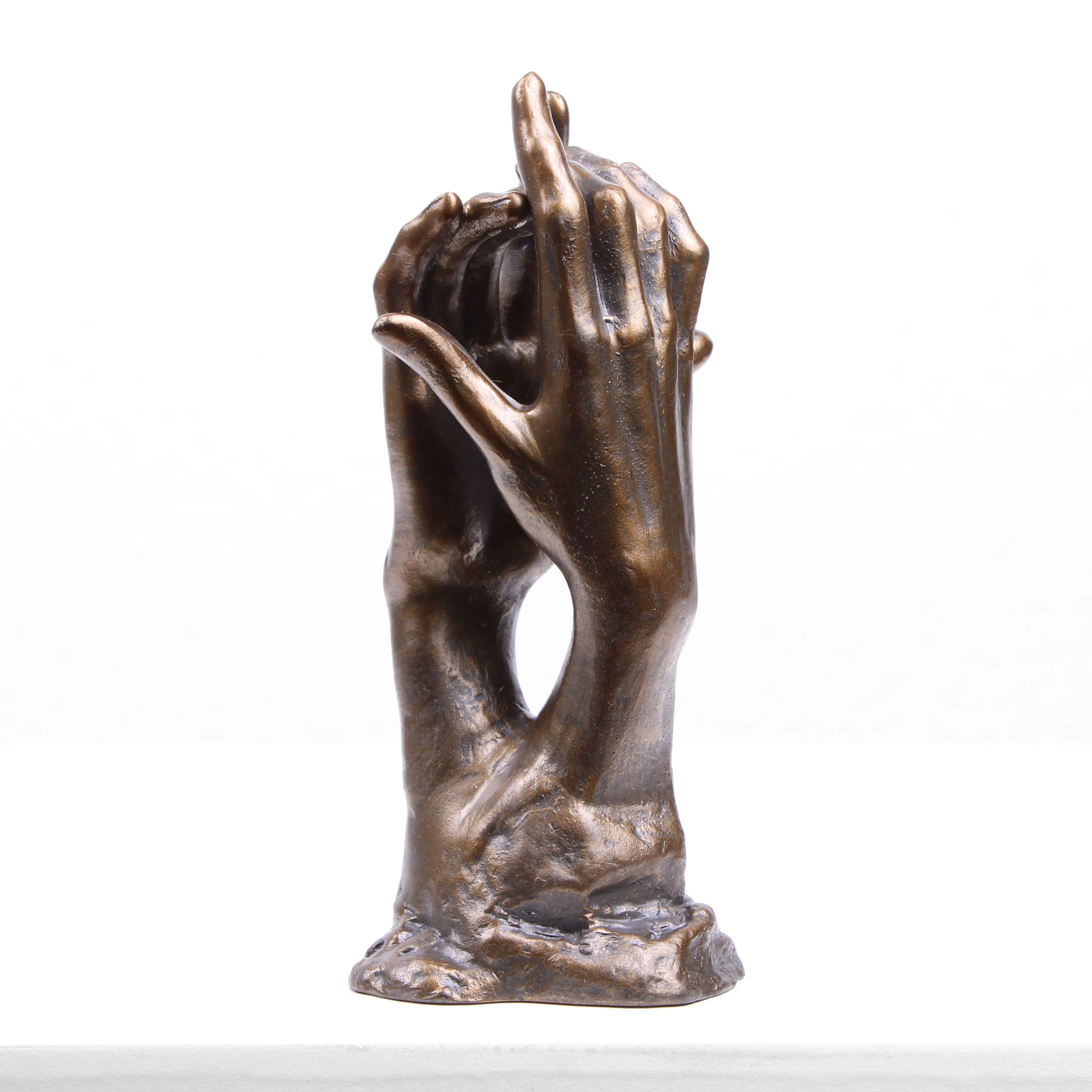 The Secret Hand Statue by Rodin (Cold Cast Bronze Sculpture)